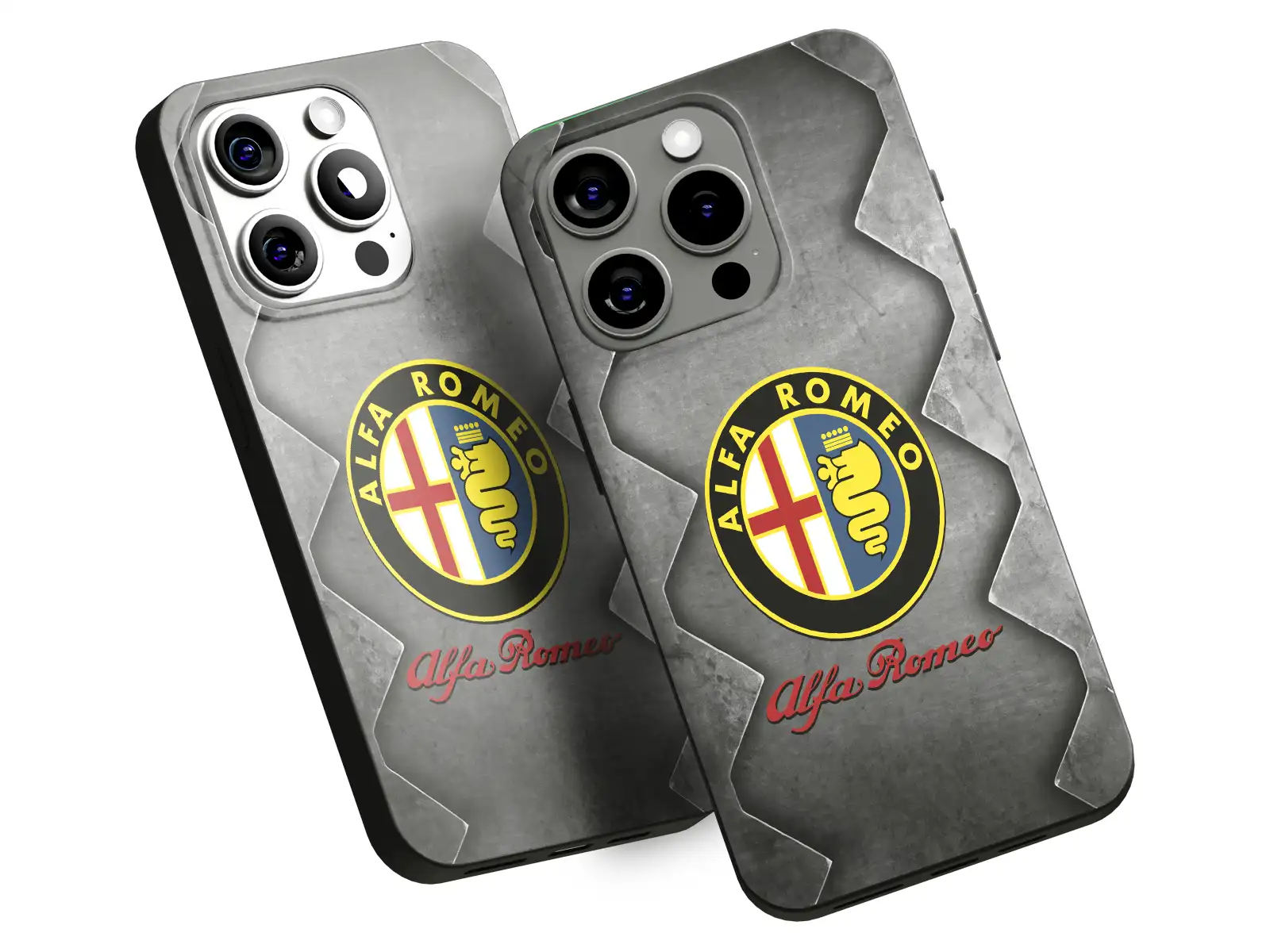 Alfa Romeo Coques Silicone Smartphone Look Minimal Classique